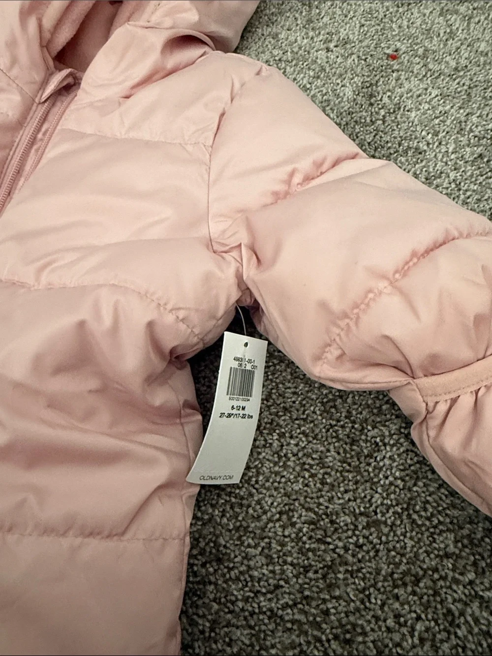 Size 6 months one piece snow/winter suits